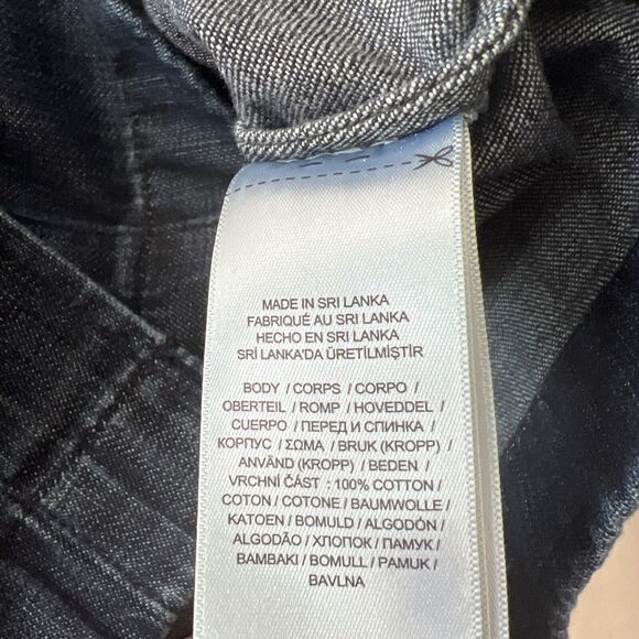 Lauren Ralph Lauren Sz 6P Belted Denim Shirt Dress Atlas Wash Short Sleeve - Picture 3 of 10